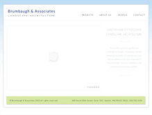 Tablet Screenshot of brumbaugh-assoc.com